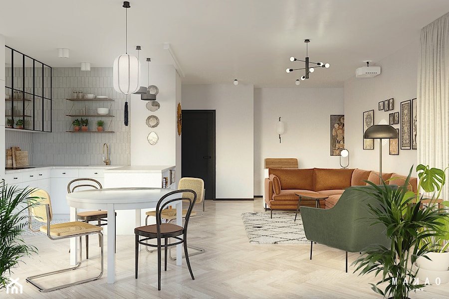 Mieszkanie | MOKOTÓW - Salon, styl nowoczesny - zdjęcie od MAKAO home