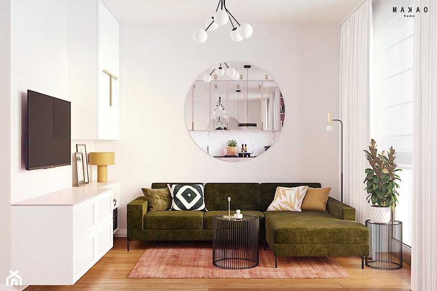 Mieszkanie | BLISKA WOLA - Salon, styl nowoczesny - zdjęcie od MAKAO home
