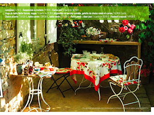 Katalog na sezon wiosna/lato 2014 - Taras rustykalny, styl rustykalny - zdjęcie od Coqlila wnętrza francuskiej prowincji