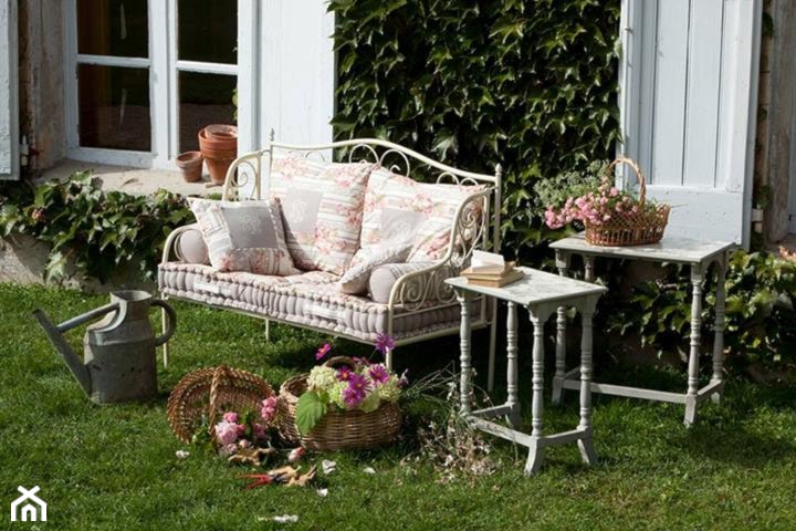 Średni ogród za domem, styl rustykalny - zdjęcie od Coqlila wnętrza francuskiej prowincji - Homebook