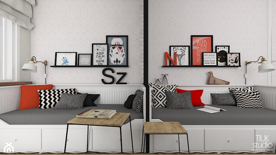 Pokój Natalii i Szymona - Pokój dziecka, styl nowoczesny - zdjęcie od TIUK Studio