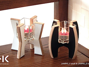 Świeczniki LAMPIO_X i LAMPIO_O - zdjęcie od Konzept Home - Meble na wymiar