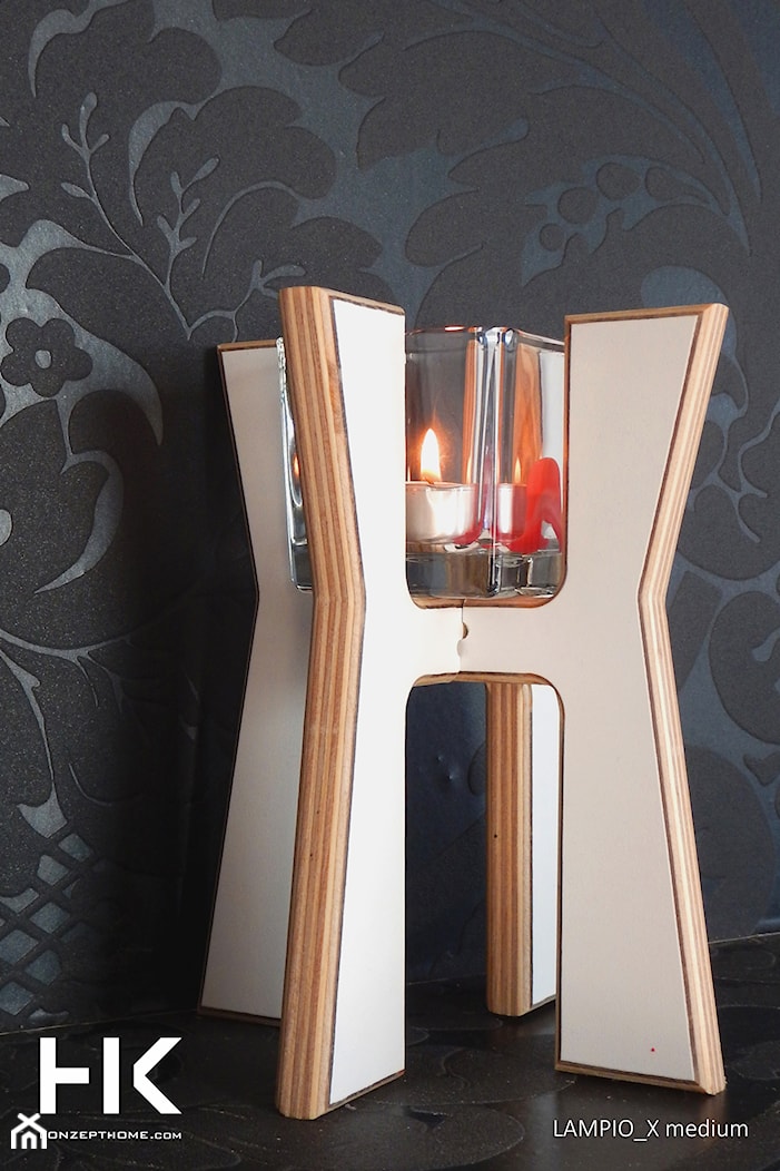 świeczniki LAMPIO_X - zdjęcie od Konzept Home - Meble na wymiar - Homebook