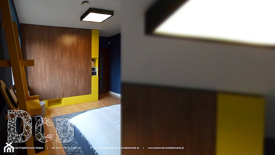 CIEMNO WSZĘDZIE - Sypialnia, styl nowoczesny - zdjęcie od Pracownia Projektowania | Daria Ciuńczyk-Duda