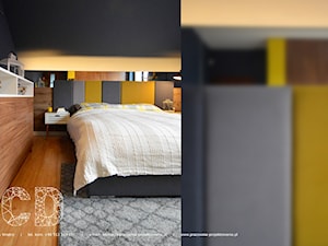 CIEMNO WSZĘDZIE - Sypialnia, styl nowoczesny - zdjęcie od Pracownia Projektowania | Daria Ciuńczyk-Duda