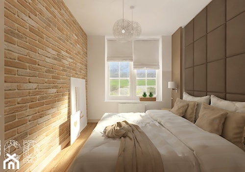 może morze - Mała biała sypialnia, styl skandynawski - zdjęcie od Pracownia Projektowania | Daria Ciuńczyk-Duda