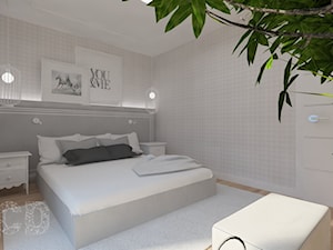 Apartament nad skarpą - Średnia sypialnia, styl nowoczesny - zdjęcie od Pracownia Projektowania | Daria Ciuńczyk-Duda