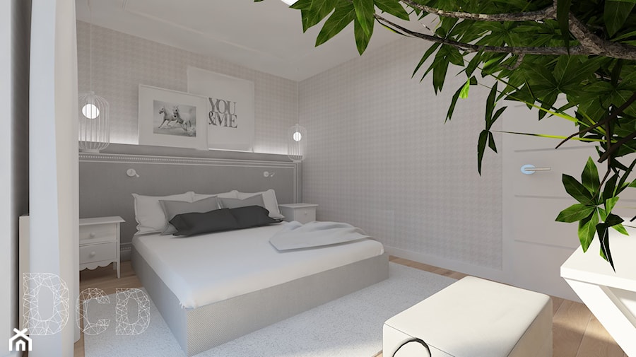 Apartament nad skarpą - Średnia sypialnia, styl nowoczesny - zdjęcie od Pracownia Projektowania | Daria Ciuńczyk-Duda