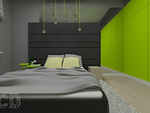kropla limonki - Sypialnia, styl nowoczesny - zdjęcie od Pracownia Projektowania | Daria Ciuńczyk-Duda