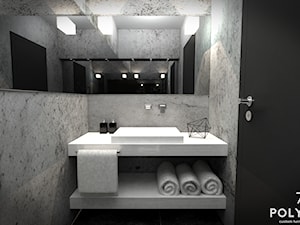 Betonowa łazienka