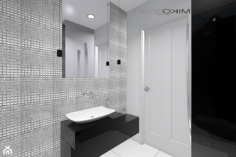 srebrna łazienka - zdjęcie od Deco Miko