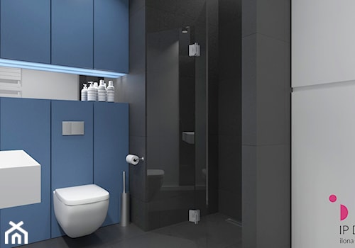 mieszkanie.Mikołajki 3 - Średnia bez okna łazienka, styl minimalistyczny - zdjęcie od ip-design