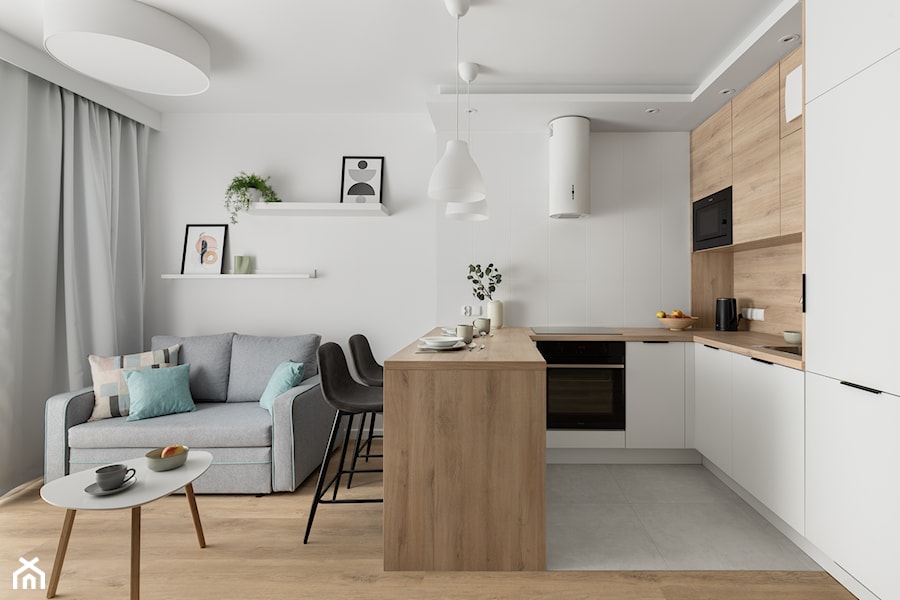 mieszkanie na wynajem - Kuchnia, styl nowoczesny - zdjęcie od ip-design