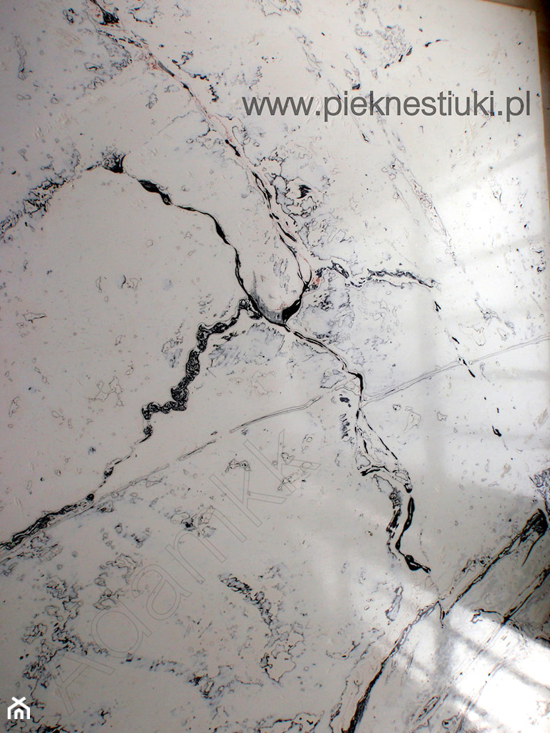 Autorskie,stiukowe marmoryzacje. Adamkk www.pieknestiuki.pl - zdjęcie od Adamkk Stucco Marmo - Homebook