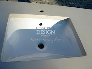 Blat Łazienkowy wykonany z Mikrocementu - zdjęcie od Concrete Design