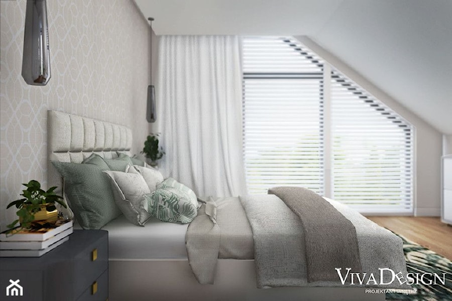 Jasna sypialnia - zdjęcie od Viva Design Rzeszów