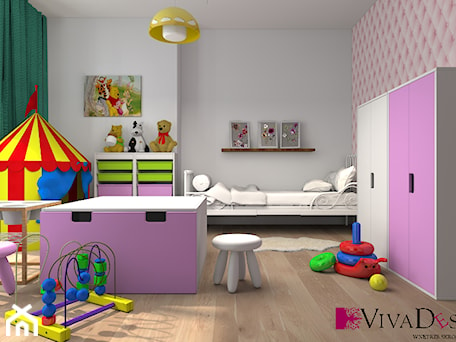 Aranżacje wnętrz - Pokój dziecka: Wizualizacja pokoju dziecięcego - Viva Design Rzeszów. Przeglądaj, dodawaj i zapisuj najlepsze zdjęcia, pomysły i inspiracje designerskie. W bazie mamy już prawie milion fotografii!