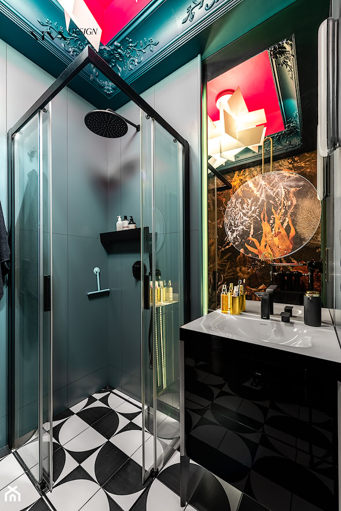 Oryginalna łazienka z prysznicem - zdjęcie od Viva Design Rzeszów - Homebook