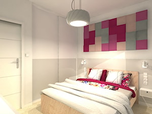 Przy Alejach | Gdańsk - Mała szara sypialnia, styl nowoczesny - zdjęcie od Pracownia ARD