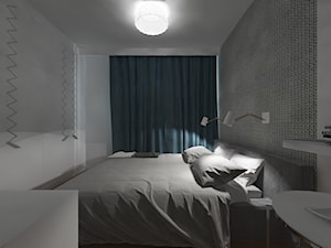 Wnętrze mieszkania na Widzewie - Mała sypialnia, styl skandynawski - zdjęcie od Tu architekci