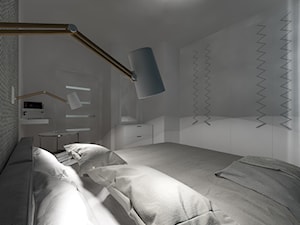 Wnętrze mieszkania na Widzewie - Średnia sypialnia, styl skandynawski - zdjęcie od Tu architekci