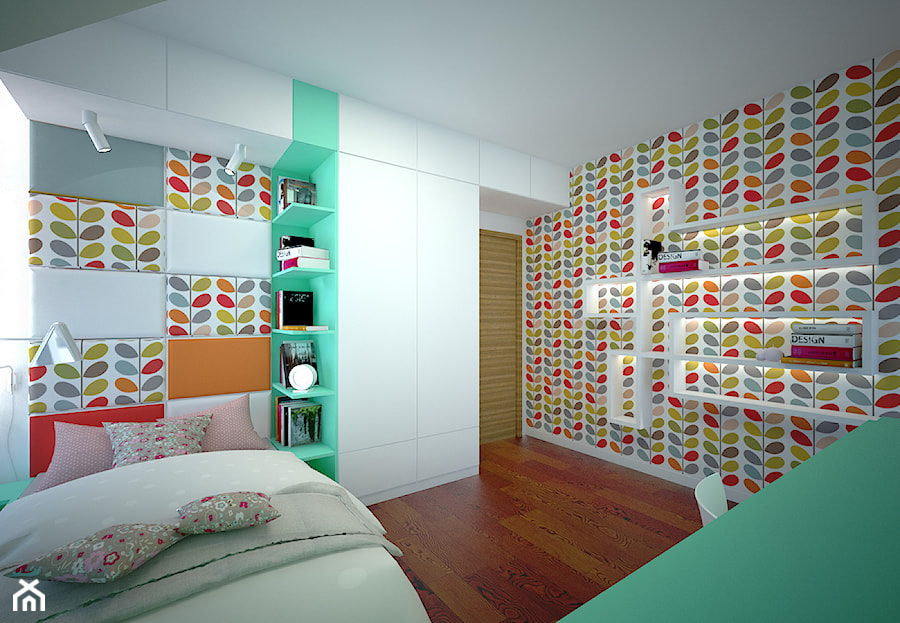 Wnętrze pokoju dziecka na Złotnie - Sypialnia, styl nowoczesny - zdjęcie od Tu architekci