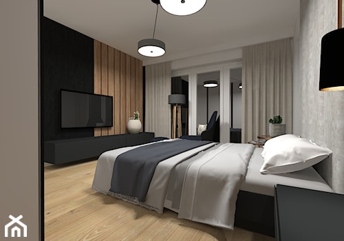 Sypialnia, styl nowoczesny - zdjęcie od By Pola Studio Architektury Wnętrz