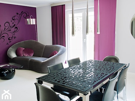 Aranżacje wnętrz - Salon: PURPURA - NHDESIGN. Przeglądaj, dodawaj i zapisuj najlepsze zdjęcia, pomysły i inspiracje designerskie. W bazie mamy już prawie milion fotografii!