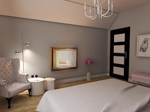 romantyczna sypialnia - Sypialnia - zdjęcie od NHDESIGN