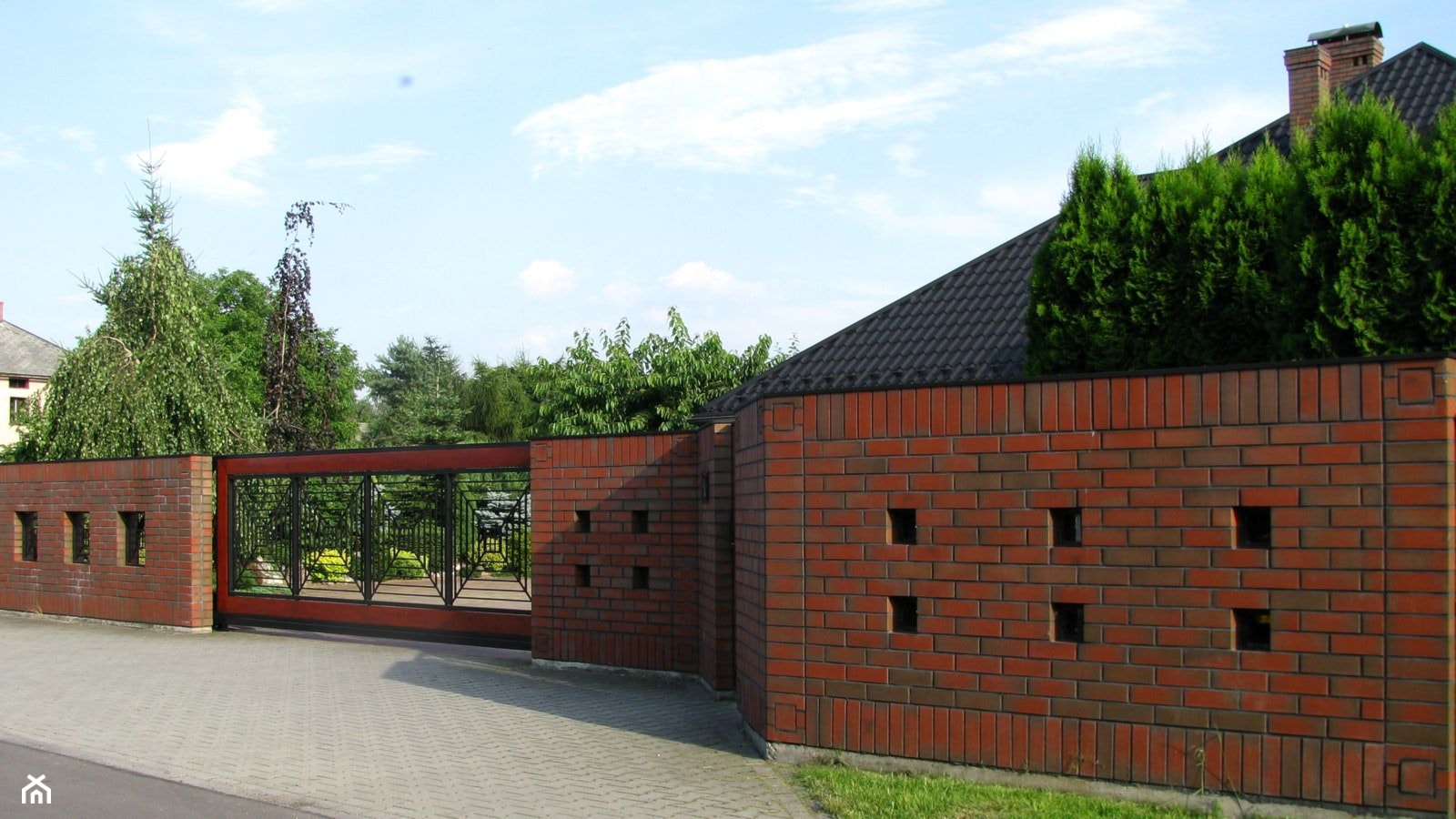 Projekt ogrodzenia - Dom jednorodzinny w Czańcu (Gmina Kęty - Małopolska) - zdjęcie od ARCHITEKCI KOJDER - Homebook