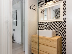 Mieszkanie w Chorzowie (M69) - Mała łazienka, styl skandynawski - zdjęcie od WIDAWSCY STUDIO ARCHITEKTURY