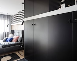 Dom w Chorzowie D94 - Średnia szara sypialnia, styl nowoczesny - zdjęcie od WIDAWSCY STUDIO ARCHITEKTURY - Homebook