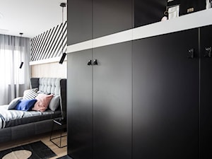 Dom w Chorzowie D94 - Średnia szara sypialnia, styl nowoczesny - zdjęcie od WIDAWSCY STUDIO ARCHITEKTURY