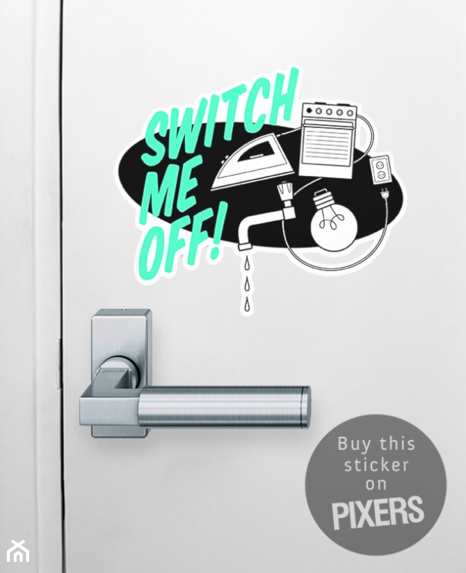 Naklejka Switch Me Off - zdjęcie od PIXERS