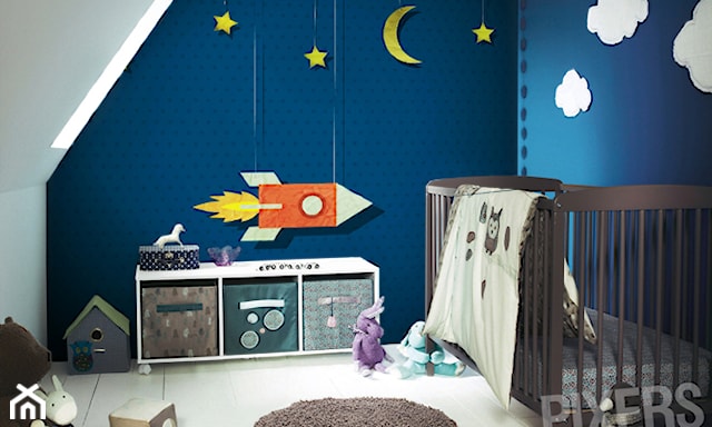 pokój dla dziecka, motyw kosmosu