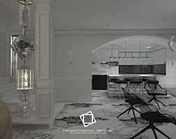 Rezydencja Strzegom - Jadalnia, styl glamour - zdjęcie od Pracownia Projektowa "Interior-Art" - Homebook