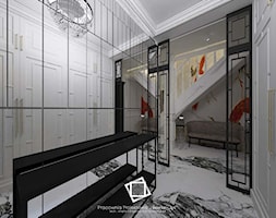 Rezydencja Strzegom - Hol / przedpokój, styl glamour - zdjęcie od Pracownia Projektowa "Interior-Art" - Homebook