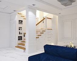 Projekt wnętrz domu w Kaliszu - Salon, styl tradycyjny - zdjęcie od Pracownia Projektowa "Interior-Art" - Homebook
