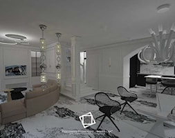 Rezydencja Strzegom - Jadalnia, styl glamour - zdjęcie od Pracownia Projektowa "Interior-Art" - Homebook