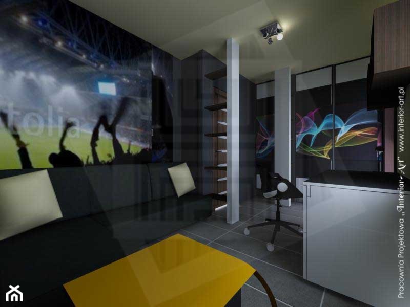 Pokój nastoletniego kibica - zdjęcie od Pracownia Projektowa "Interior-Art"
