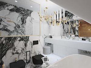 Rezydencja Strzegom - Łazienka, styl glamour - zdjęcie od Pracownia Projektowa "Interior-Art"