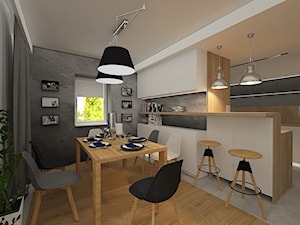 Dom w Lubinie 2 - Jadalnia, styl nowoczesny - zdjęcie od Pracownia Projektowa "Interior-Art"