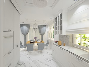 Projekt wnętrz domu w Kaliszu - Kuchnia, styl tradycyjny - zdjęcie od Pracownia Projektowa "Interior-Art"