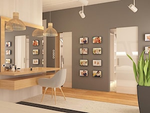 Dom na Maślicach - Średnia czarna szara sypialnia, styl nowoczesny - zdjęcie od Pracownia Projektowa "Interior-Art"