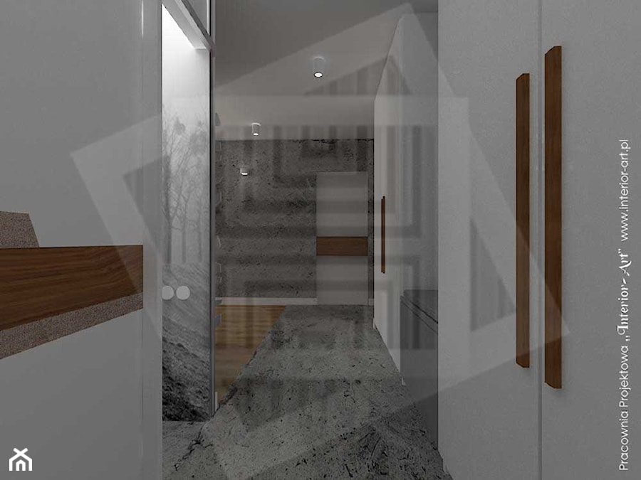 Mieszkanie na Litomskiej - Hol / przedpokój, styl nowoczesny - zdjęcie od Pracownia Projektowa "Interior-Art"
