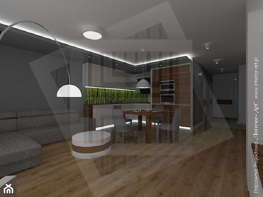 Mieszkanie na Litomskiej - Kuchnia, styl nowoczesny - zdjęcie od Pracownia Projektowa "Interior-Art"