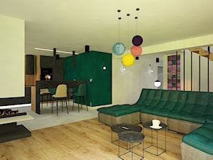 Dom w Świętej Katarzynie - Salon, styl nowoczesny - zdjęcie od Pracownia Projektowa "Interior-Art"