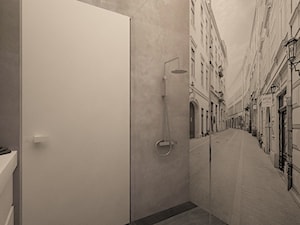 Dom na Stabłowicach - Mała bez okna łazienka, styl nowoczesny - zdjęcie od Pracownia Projektowa "Interior-Art"