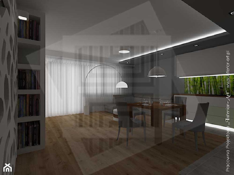 Mieszkanie na Litomskiej - Jadalnia, styl nowoczesny - zdjęcie od Pracownia Projektowa "Interior-Art"