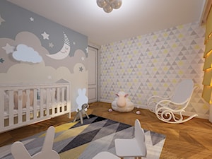 Projekt wnętrz domu w Kaliszu - Pokój dziecka, styl skandynawski - zdjęcie od Pracownia Projektowa "Interior-Art"